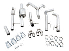AWE Tuning 4th Gen GM 1500 5.3L 0FG Cat-Back Split Rear Exit (w/ Bumper Cutouts) - Quad Chrome Tips