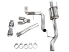 AWE Tuning 21-25 Ford F150 (14th Gen Reg Cab) Cat-Back Exhaust - 4.5in Dual Side Exit Chrome Tips