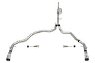Corsa 2021-2025 Ford F-150 SuperCrew/6.5in Bed 3.5L V6 Sport Cat-Back Dual Rear Exit-Polished