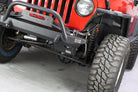 Fishbone Offroad 97-06 Jeep Wrangler TJ Steering Box Skid Plate - Black Textured Powdercoat