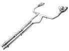 AWE 2024 Ford Mustang GT Fastback S650 RWD Track Edition Cat-Back Exhaust w/ Quad Chrome Silver Tips