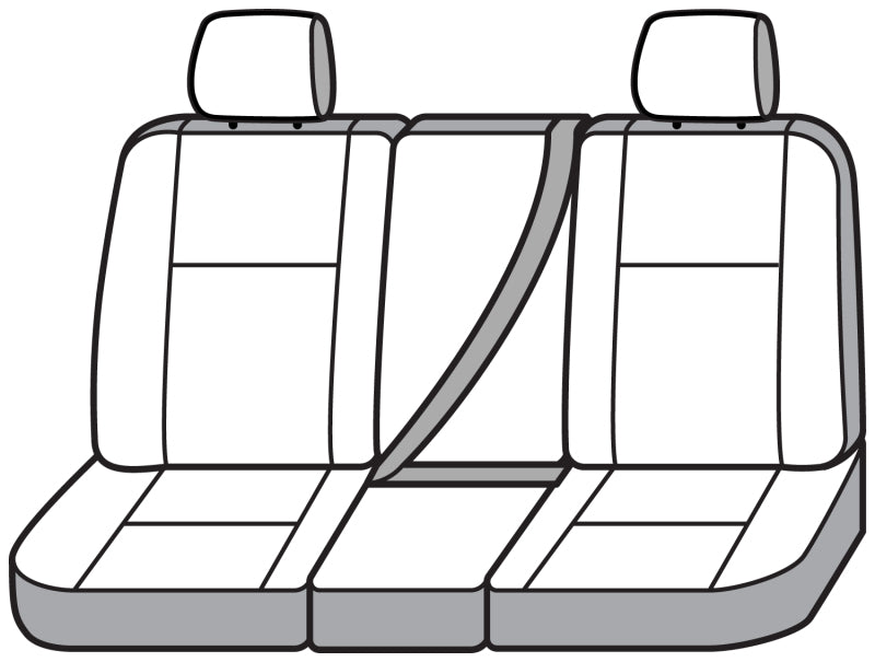 Covercraft 22-24 Chevrolet Silverado Endura PrecisionFitFront Row Seat Covers - Charcoal/Charcoal