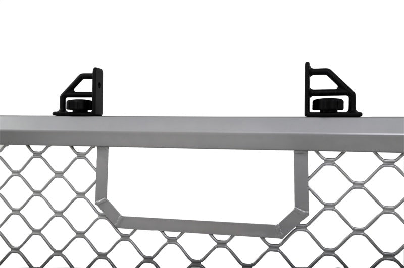 Dee Zee 17-23 Ford SuperDuty Cargo Management Cab Rack - Silver Mesh