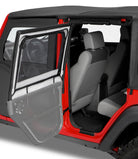Bestop 97-06 Jeep Wrangler TJ Element Upper Doors (Black Diamond)