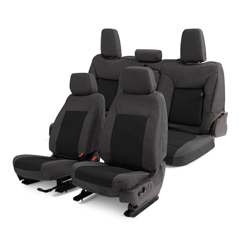 Covercraft 20-24 VW Atlas Endura PrecisionFit Custom Second Row Seat Covers - Charcoal/Black