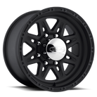 Raceline 892 Renegade 16x8in / 8x165.1 BP / 0mm Offset / 130.81mm Bore - Satin Black Wheel