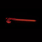 AlphaRex 20-24 Toyota Supra LUXX-Series Laser Style LED Tail Lights Alpha-Black