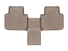 WeatherTech 2018+ Volkswagen Atlas Rear FloorLiner - Tan (w/ 2nd Row Bucket Seats)
