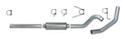 Diamond Eye KIT 4in Catback Single SS: 2004.5-2007.5 DODGE CUMMINS 600