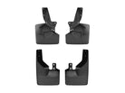 WeatherTech 21-22 Ford Bronco (Bumper Style 1) Front & Rear No Drill Mudflaps - Black