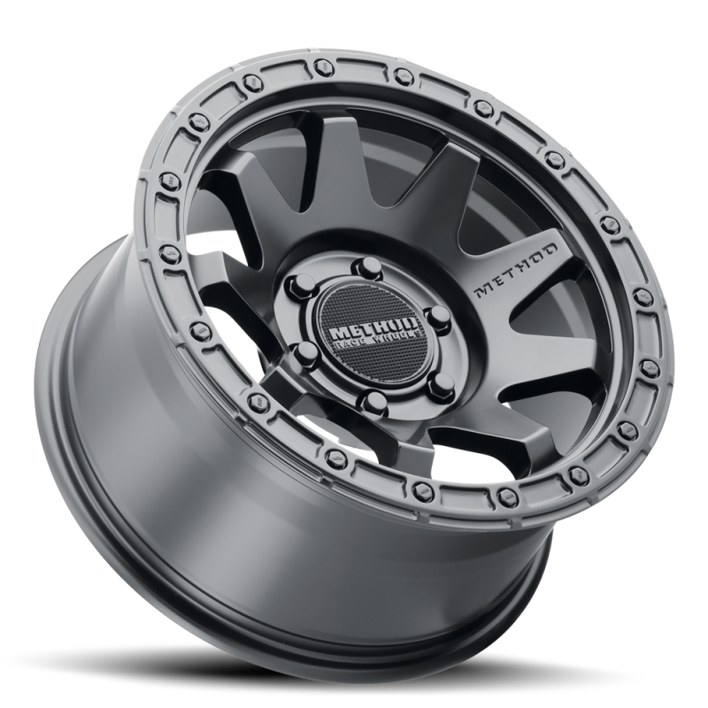 Method MR317 17x9 -12mm Offset 5x5 71.50mm CB Matte Black Wheel
