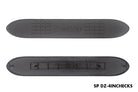 Dee Zee Universal Service Parts Step Pads 4In Checkered w/ DZ Logo