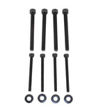 Fishbone Offroad 07-18 Jeep Wrangler JK 4 Door Grab Handles Front/Rear Steel - Blk Txtrd Powdercoat