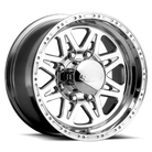 Raceline 888 Renegade 17x9in / 8x170 BP / -12mm Offset / 130.81mm Bore - Polished Wheel