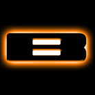 ORACLE Lighting Universal Illuminated LED Letter Badges - Matte Blk Surface Finish - B