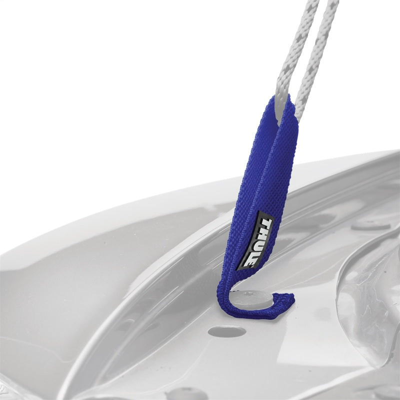 Thule Hood Loop Strap - Bow Boat & Stern Tie-Down Loop (Set of 2) - Blue