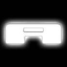 ORACLE Lighting Universal Illuminated LED Letter Badges - Matte Wht Surface Finish - A