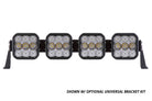Diode Dynamics SS5 Pro Universal CrossLink 4-Pod Lightbar - White Combo