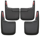 Husky Liners 2015-2017 Ford F-150 w/o Fender Flares Front and Rear Mud Guards - Black