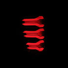AlphaRex 21-22 Ford F-150 LUXX LED Taillights Black/Red