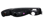 ANZO 1999-2006 GMC Sierra 1500 Euro Parking Lights Black w/ Amber Reflector