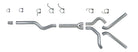 Diamond Eye KIT 4in Catback MFLR RPLCMENT PIPE DUAL SS: 2006-2007.5 CHEVY/GMC 6.6L 2500/3500