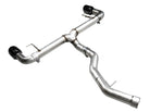 AWE Tuning 19-23 BMW 330i / 21-23 BMW 430i Base G2X Track Edition Axle-Back Exhaust - Diamond Black