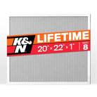 K&N HVAC Filter 20 X 22 X 1 Merv 8