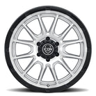 ICON Alloys Cajon 20x9 / 5x5 / -12mm / 4.5in BS Silver Machined Wheel w/ GB Lip