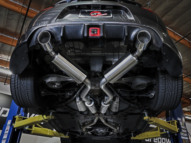 aFe Takeda Cat-Back Exhaust System Nissan 370Z 09-20 V6-3.7L- Carbon Tip