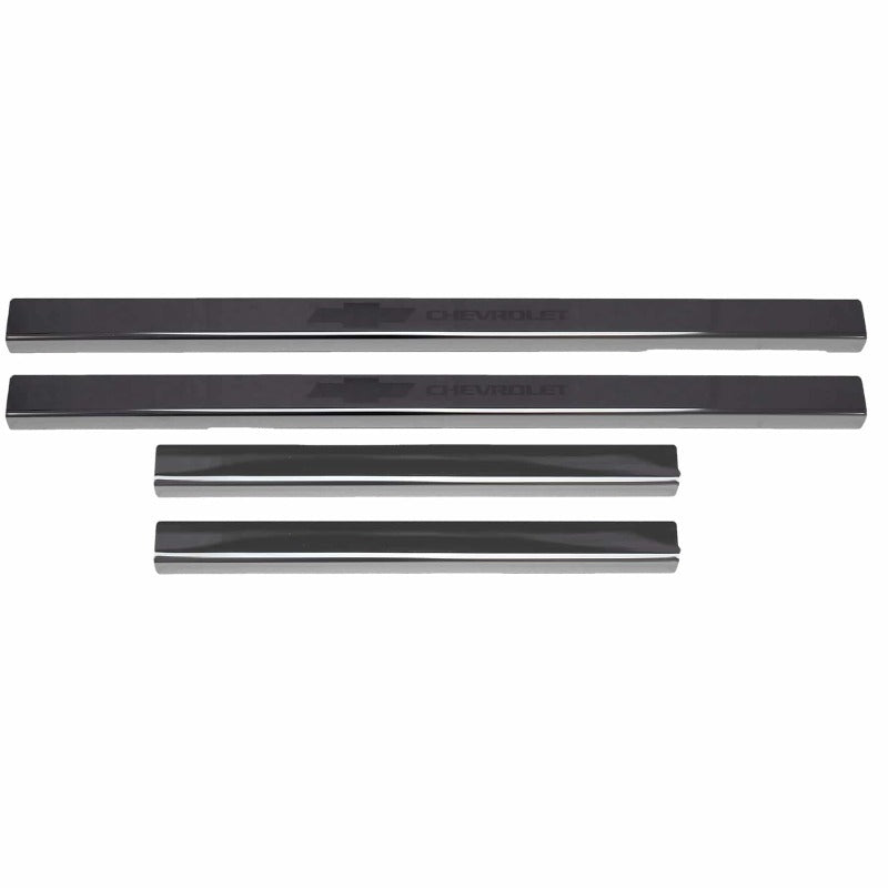 Putco 99-16 Ford SuperDuty Crew Cab (4pcs) Black Platinum Door Sills