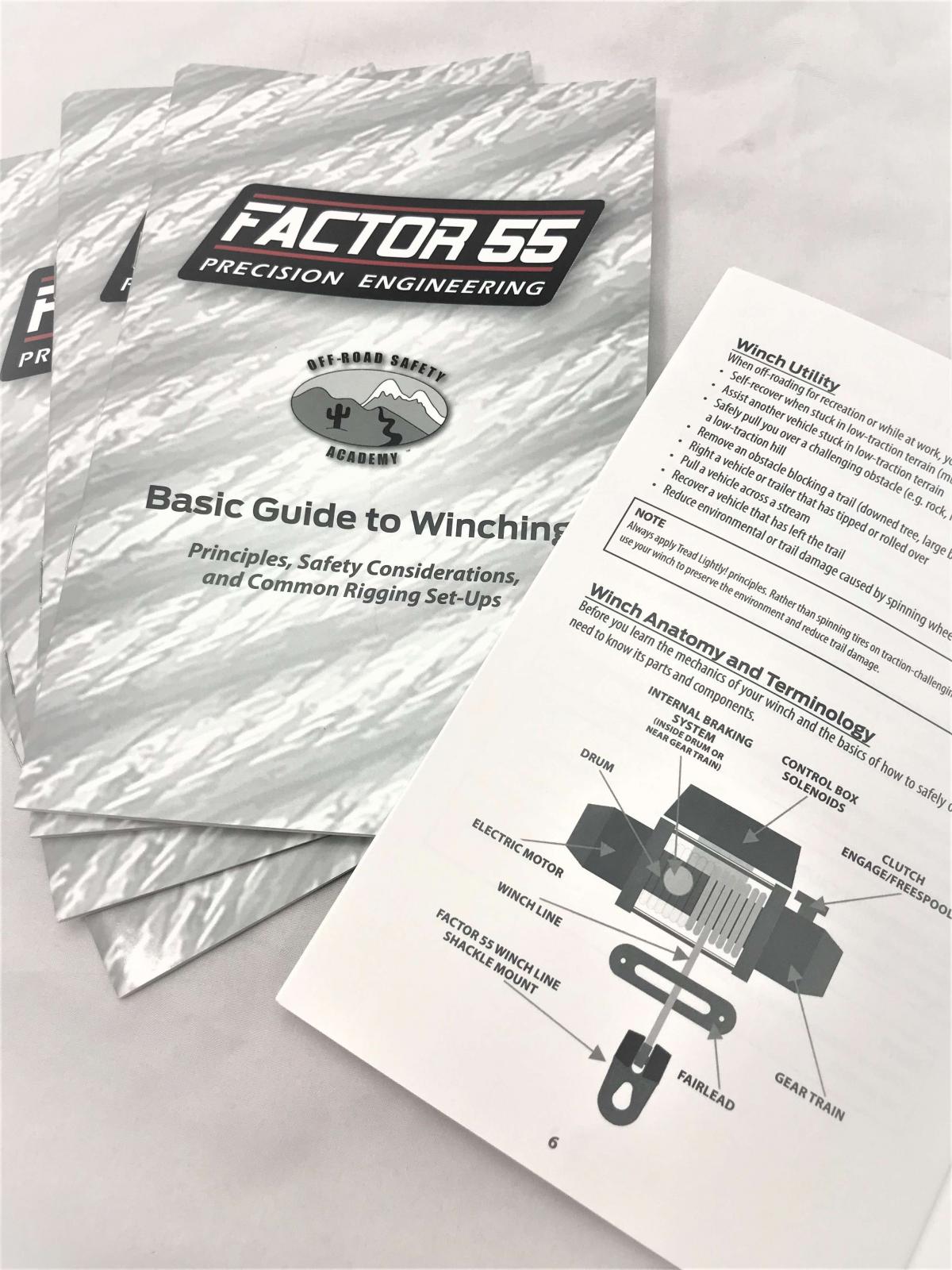 Factor 55 Basic Guide To Winching Manual