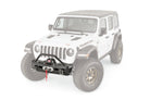 WARN Elite Stubby Front Bumper with Grille Guard Tube for 2018-2026 Jeep Wrangler JL / 2020-2026 Jeep Gladiator JT
