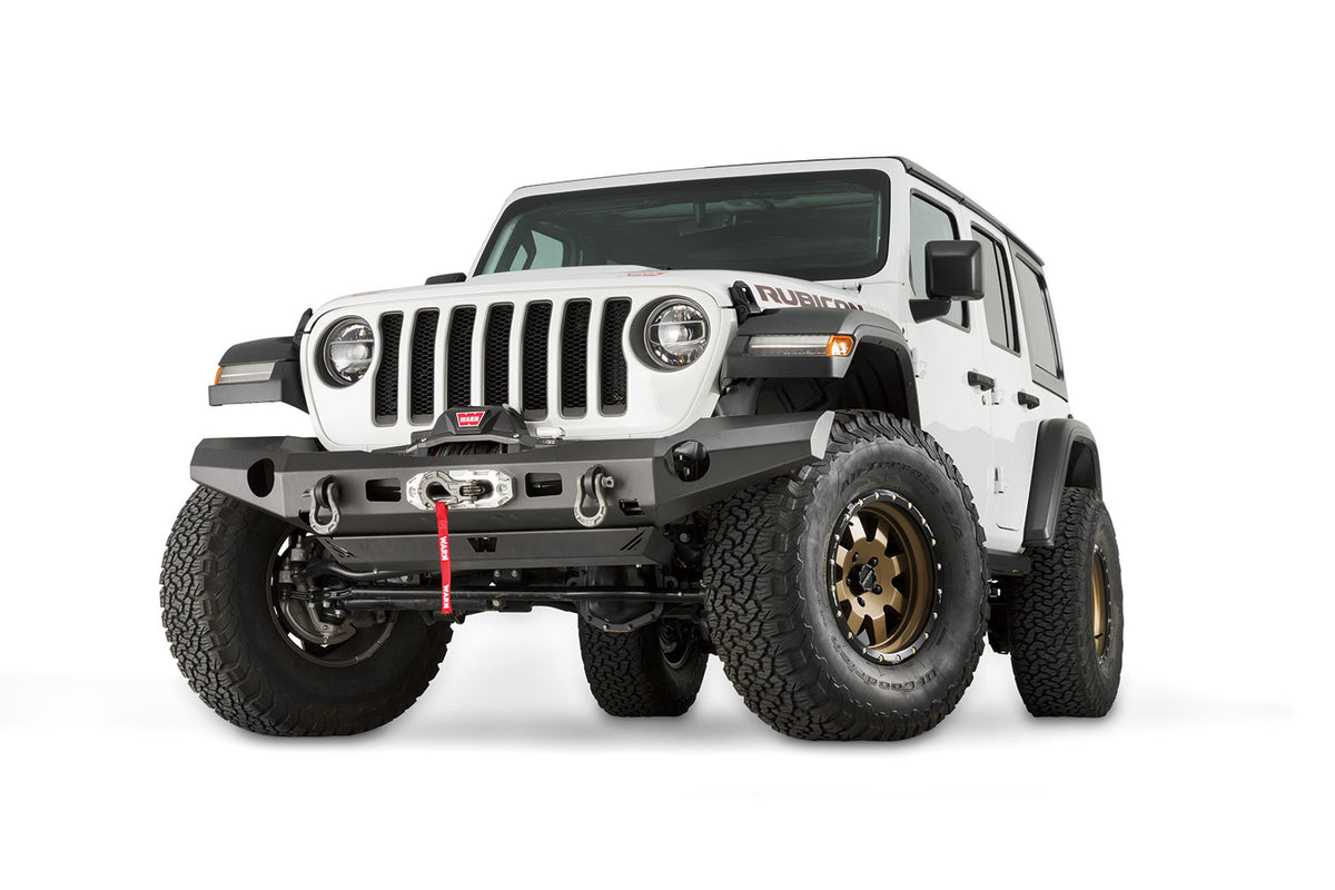 WARN Elite Front Bumper for 2018-2026 Jeep Wrangler JL / 2020-2026 Jeep Gladiator JT