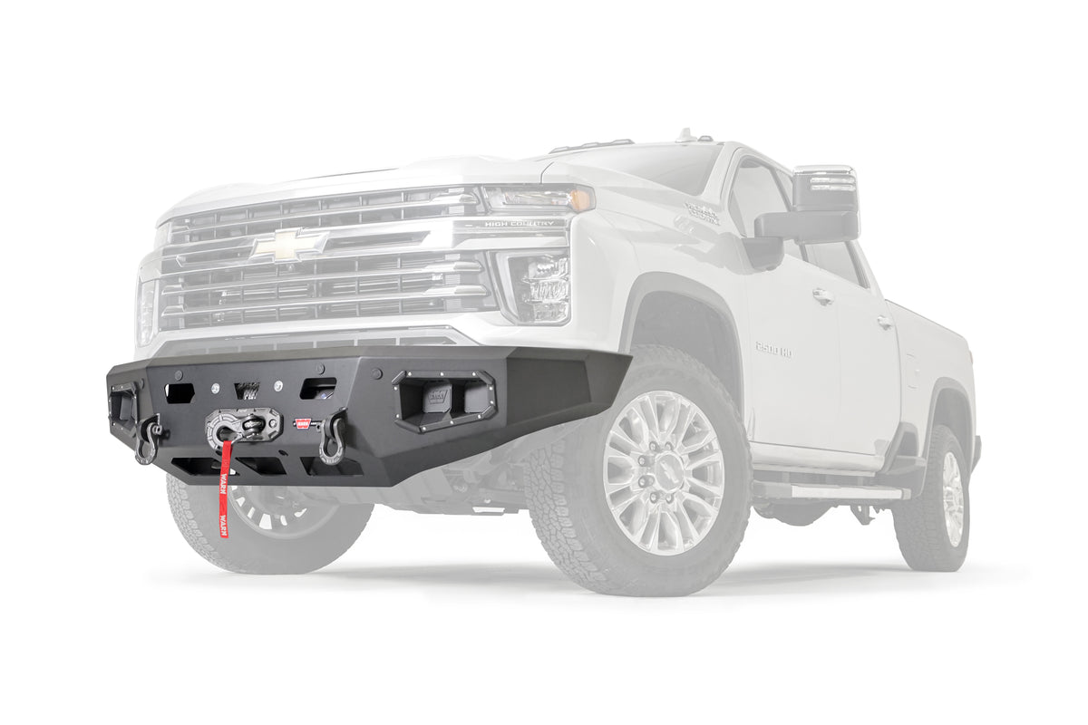 WARN Ascent HD Front Bumper for 2020-2023 Chevrolet Silverado 2500/3500 HD