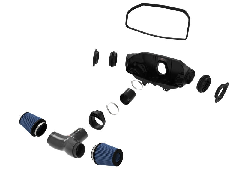 Inta Track aFe 2020 Chevrolet Corvette C8 Track Series Carbon Fiber Cold Air Inta ...
