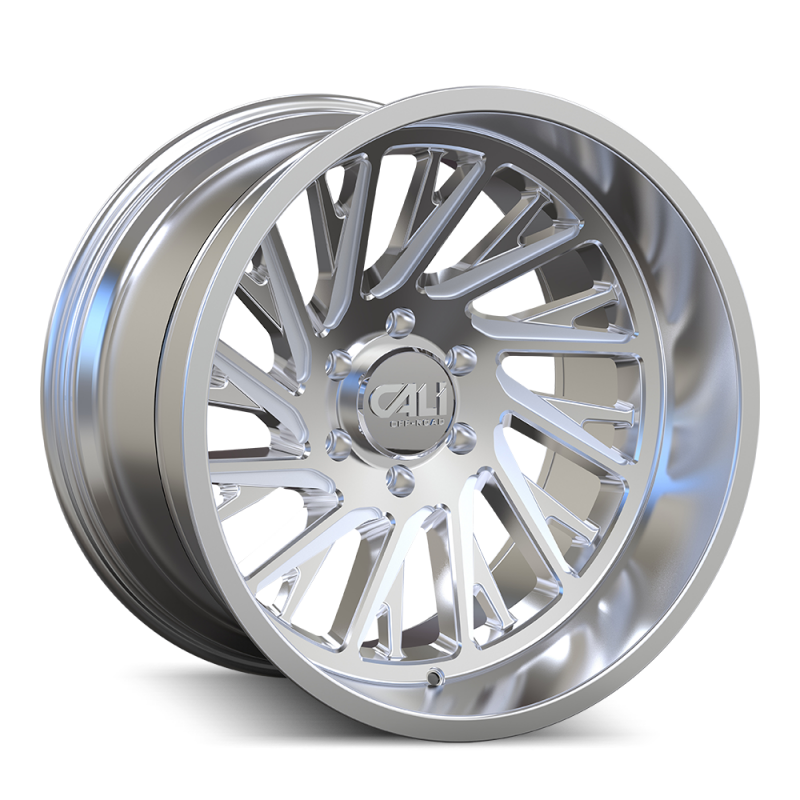 Cali Off-Road 9114 Purge 20x10 / 6x135 BP / -25mm Offset / 87.1mm Hub Polished Wheel