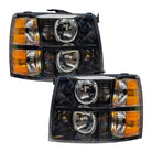 Oracle 07-13 Chevy Silverado SMD HL - Blk - Round Style - ColorSHIFT w/ BC1 Controller