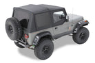 Bestop A-Top For OEM - Jeep 87 Wrangler YJ Replace (Black Crush Clear Windows Door Skins Included)