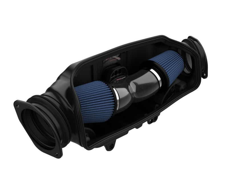 Inta Track aFe 2020 Chevrolet Corvette C8 Track Series Carbon Fiber Cold Air Inta ...