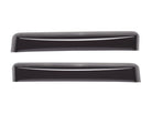 WeatherTech 05-09 Kia Spectra Rear Side Window Deflectors - Dark Smoke