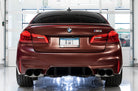 AWE Tuning 18-19 BMW M5 (F90) 4.4T AWD SwitchPath Axle-Back Exhaust - Diamond Black Tips