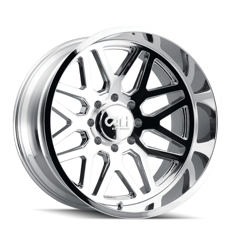 Cali Off-Road 9115 Invader 22x12 / 6x139.7 BP / -51mm Offset / 106.1mm Hub Chrome Wheel