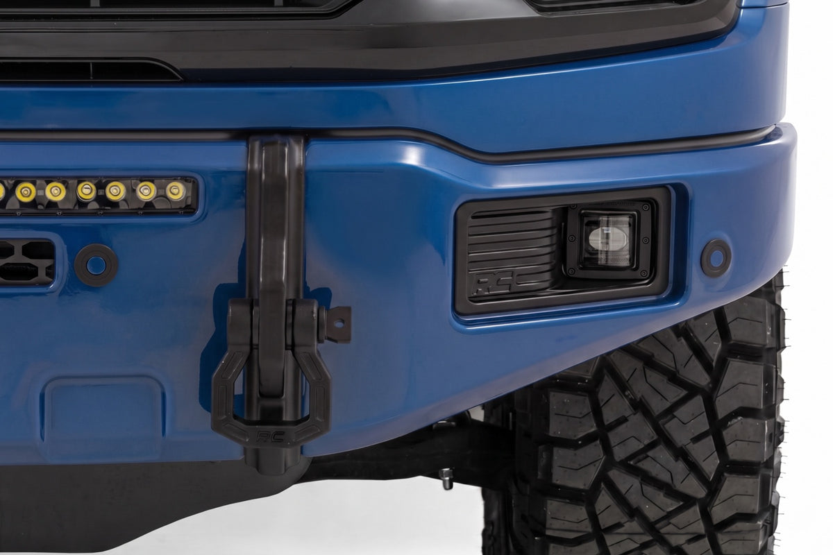 Rough Country FXS Front Bumper | E9 Argon Blue | EcoBoost | Ford F-150 2WD/4WD (2021-2025)