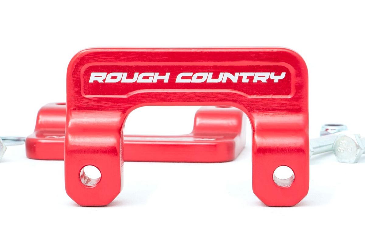 Rough Country  2 Inch Leveling Kit | Aluminum | Red | Chevy/GMC 1500 Truck (07-18) SUV (07-20)