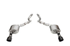 Corsa 2024+ Ford Mustang GT Sport Axle-Back Dual Rear Exit with 4.5in Black PVD Pro-Series Tips