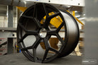 Vossen x Novitec NL4-Cl 21x13in - Centerlock - ET57 - Satin Black Lamborghini Aventador Rear Wheel