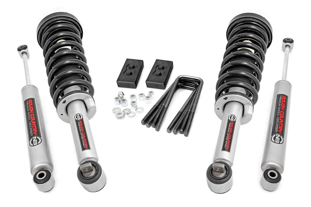Rough Country  2 Inch Lift Kit | N3 Struts/N3 | Ford F-150 4WD (2021-2026)