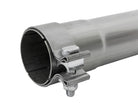 aFe MACH Force-Xp Resonator Delete Pipe 3 IN Inlet/Outlet x 3 IN Dia. x 19 IN Overall L w/ Clamps
