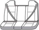 Covercraft 1998-02 Dodge Ram Polycotton SeatSaver Custom Front Row Seat Covers - Taupe